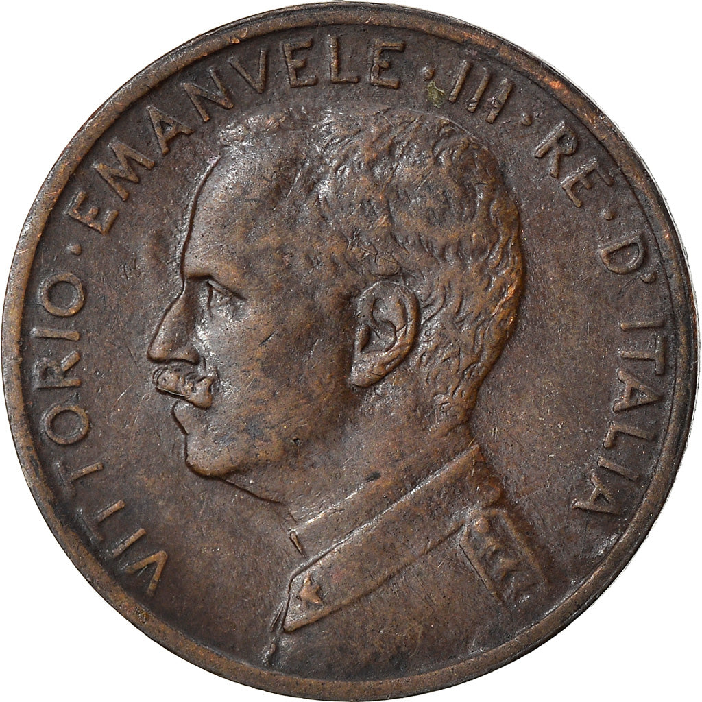 Coin, Italy, Centesimo, 1915, AU(50-53), Cuivre, KM:40