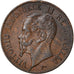 Coin, Italy, Vittorio Emanuele II, Centesimo, 1867, Milan, AU(50-53), Copper