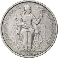 FRENCH OCEANIA, 5 Francs, 1952, KM #4, VF(20-25), Aluminum, 31, Lecompte #24,...