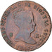 SPAIN, 8 Maravedis, 1844, Segovia, KM #531.3, VF(20-25), Copper, 10.07