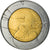 Munten, San Marino, 500 Lire, 1990, ZF+, Bi-Metallic, KM:256