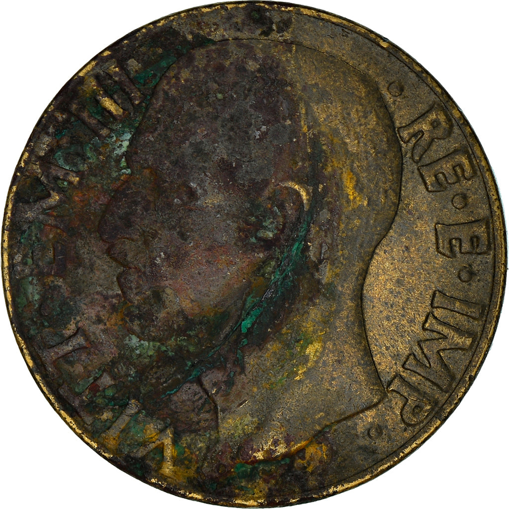 Monnaie, Italie, Vittorio Emanuele III, 10 Centesimi, 1942, Rome, TB