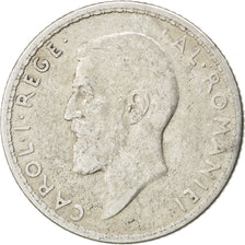 ROMANIA, Leu, 1910, KM #42, VF(20-25), Silver, 23, 4.91