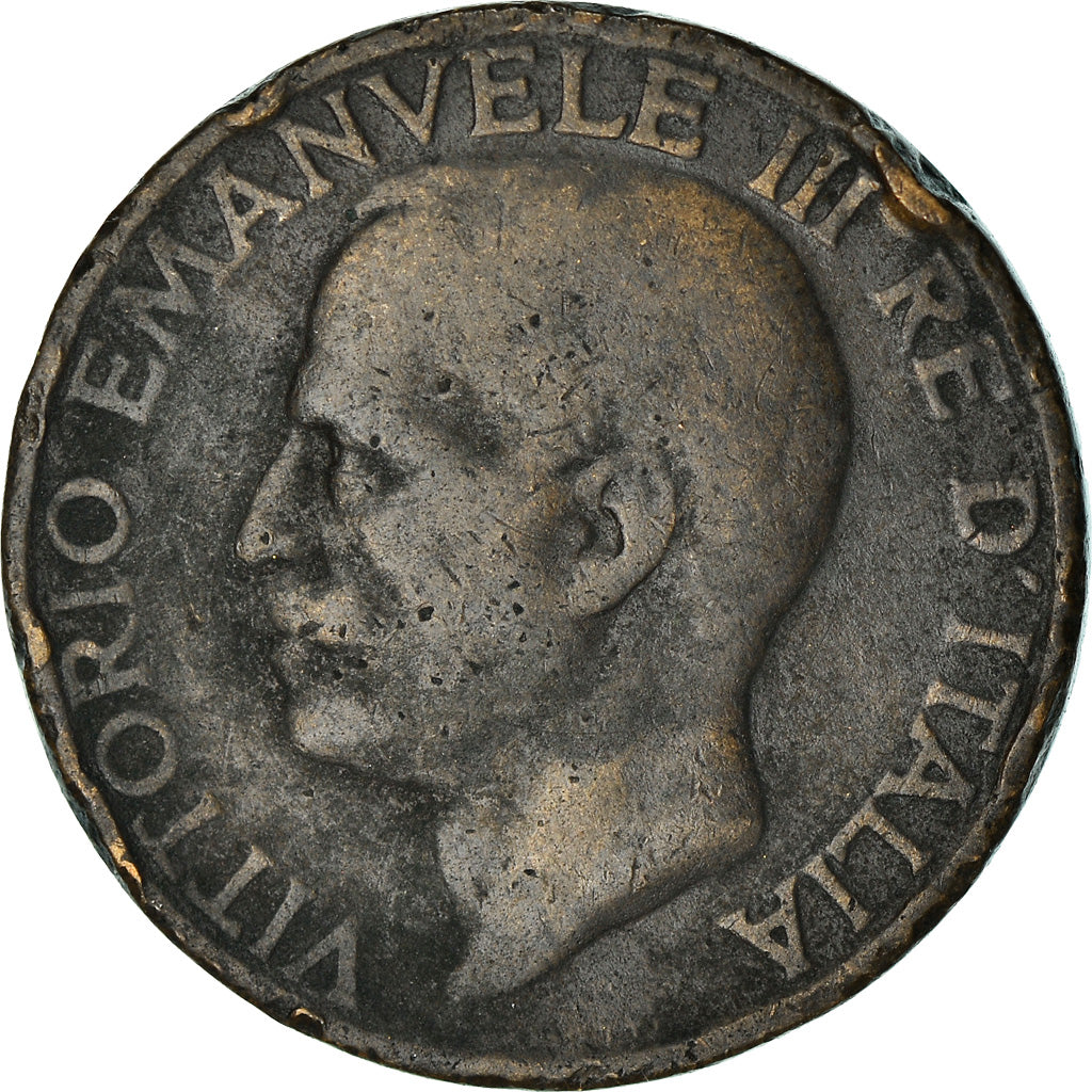 Munten, Italië, Vittorio Emanuele III, 10 Centesimi, 1926, Rome, FR, Bronze