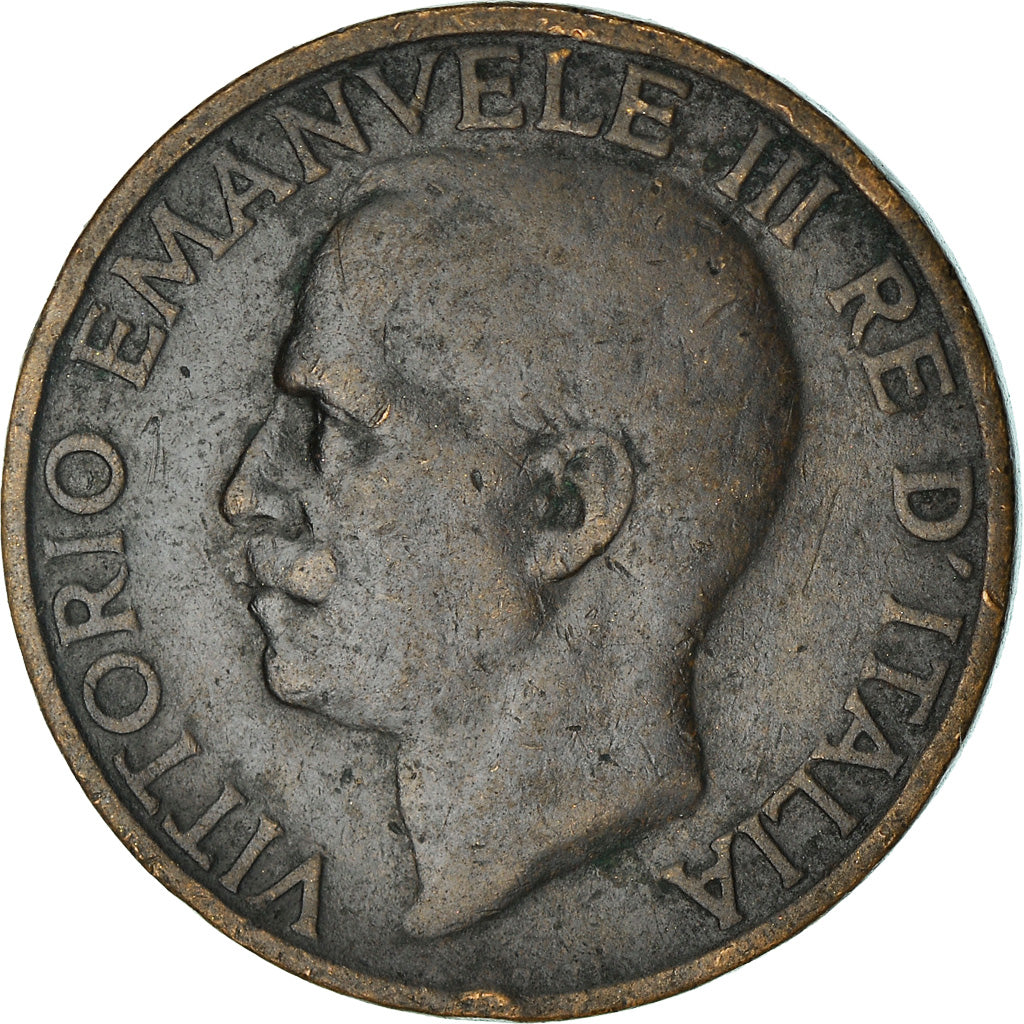 Coin, Italy, Vittorio Emanuele III, 10 Centesimi, 1926, Rome, VF(30-35), Bronze
