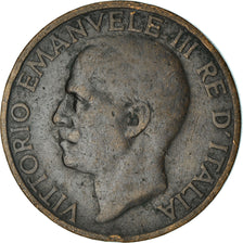 Coin, Italy, Vittorio Emanuele III, 10 Centesimi, 1926, Rome, VF(30-35), Bronze