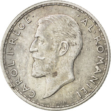 Romania, Carol I, Leu, 1914, BB, Argento, KM:42