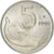 Moeda, Itália, 5 Lire, 1996, Rome, MS(63), Alumínio, KM:92