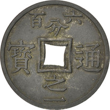 TONKIN, 1/600 Piastre, 1905, KM #1, EF(40-45), Zinc, 25, Lecompte #3, 2.87