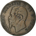 Moneta, Włochy, Vittorio Emanuele II, 10 Centesimi, 1863, Milan, VF(30-35)
