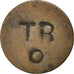 TOBAGO, 1-1/2 Pence, Black Dog, KM #5, VF(20-25), Billon, Lecompte #6, 1.75
