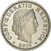 Coin, Switzerland, 20 Rappen, 2010, Bern, BE, EF(40-45), Copper-nickel, KM:29a