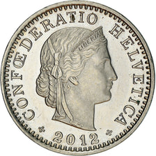 Coin, Switzerland, 20 Rappen, 2012, Bern, BE, EF(40-45), Copper-nickel, KM:29a