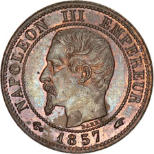 Moneta, Francia, Napoleon III, Napoléon III, Centime, 1857, Paris, SPL-