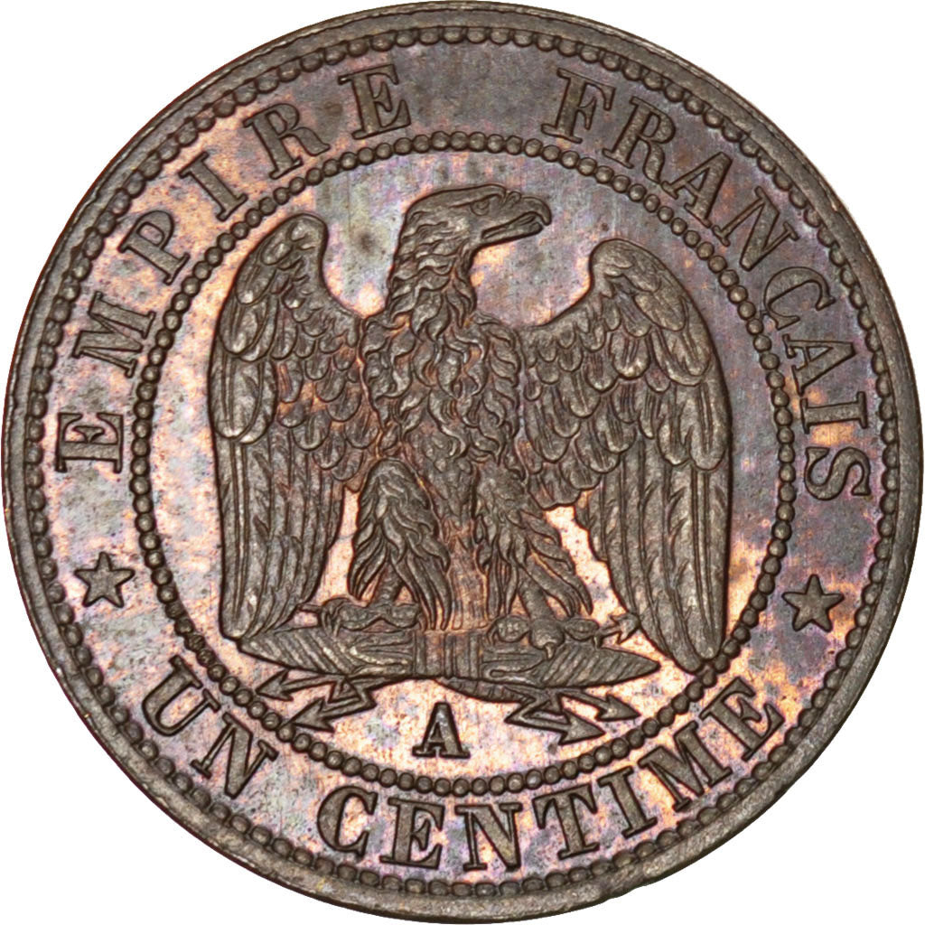 Monnaie, France, Napoleon III, Napoléon III, Centime, 1857, Paris, SUP, Bronze