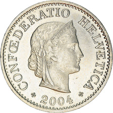 Coin, Switzerland, 10 Rappen, 2004, Bern, EF(40-45), Copper-nickel, KM:27