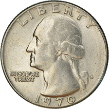 Coin, United States, Washington Quarter, Quarter, 1970, U.S. Mint, Denver