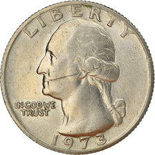Coin, United States, Washington Quarter, Quarter, 1973, U.S. Mint, Philadelphia