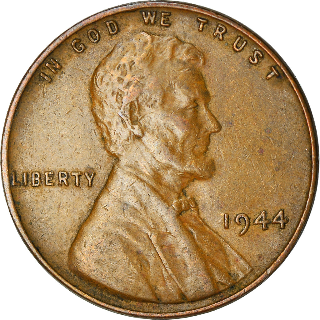 Moneta, Stati Uniti, Lincoln Cent, Cent, 1944, U.S. Mint, Philadelphia, BB