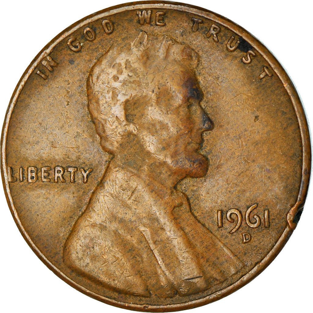 Münze, Vereinigte Staaten, Lincoln Cent, Cent, 1961, U.S. Mint, Denver, S