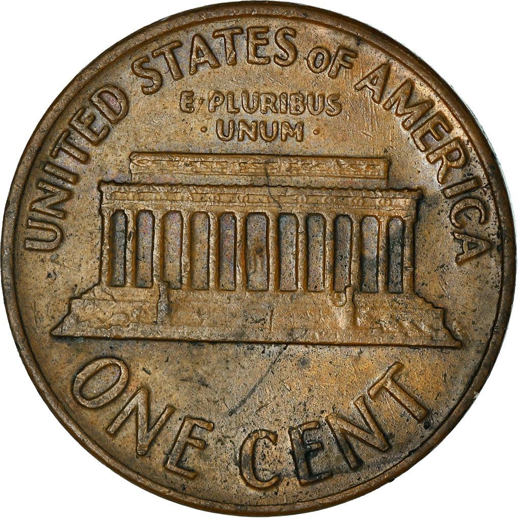 Coin, United States, Lincoln Cent, Cent, 1970, U.S. Mint, San Francisco