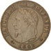 FRANCE, Napoléon III, Centime, 1862, Paris, KM #795.1, AU(50-53), Bronze, Gadour