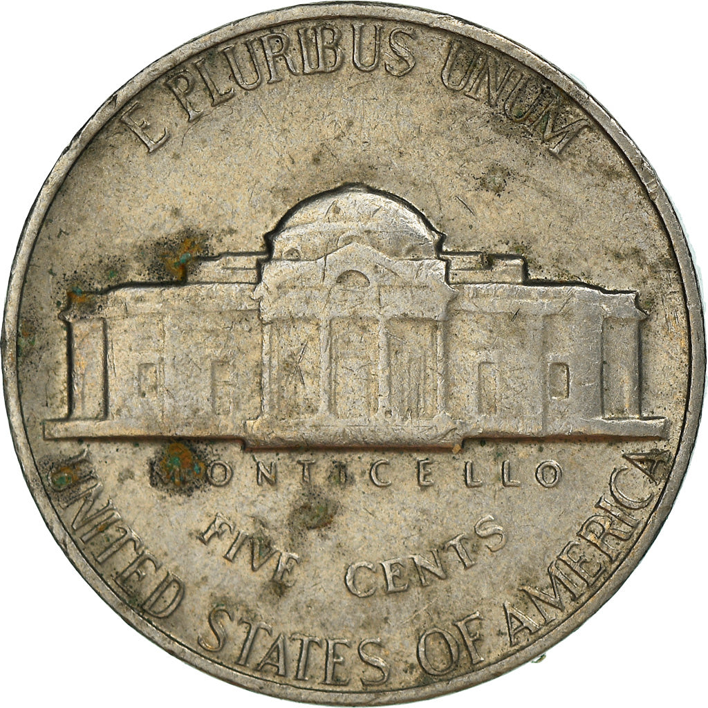 Moneda, Estados Unidos, 5 Cents, 1964, Philadelphia, BC+, Cobre - níquel