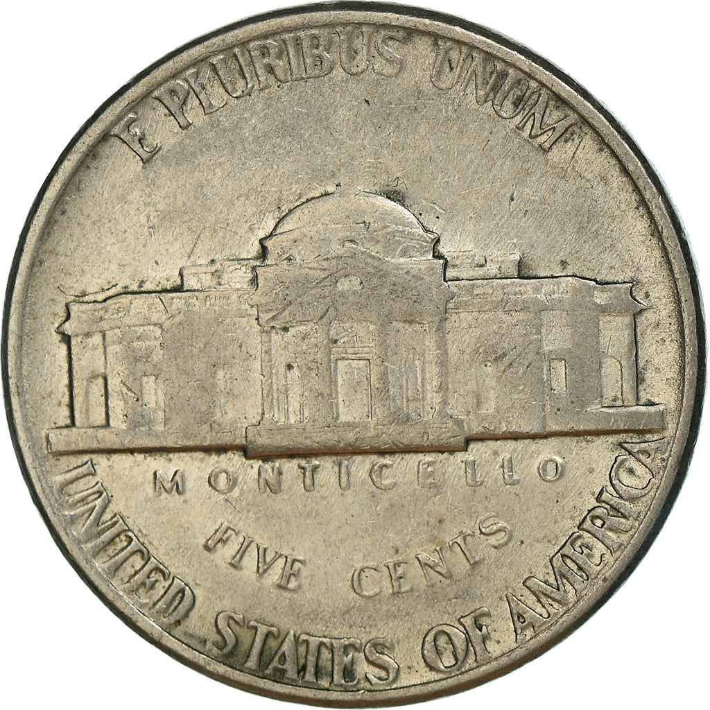 Coin, United States, 5 Cents, 1977, Denver, EF(40-45), Copper-nickel, KM:A192