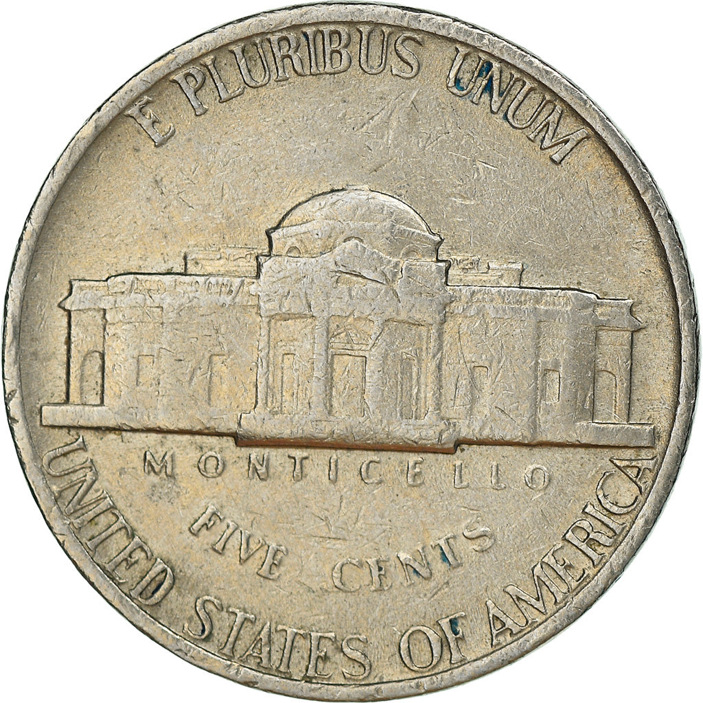 Moneta, USA, 5 Cents, 1977, Philadelphia, VF(30-35), Miedź-Nikiel, KM:A192