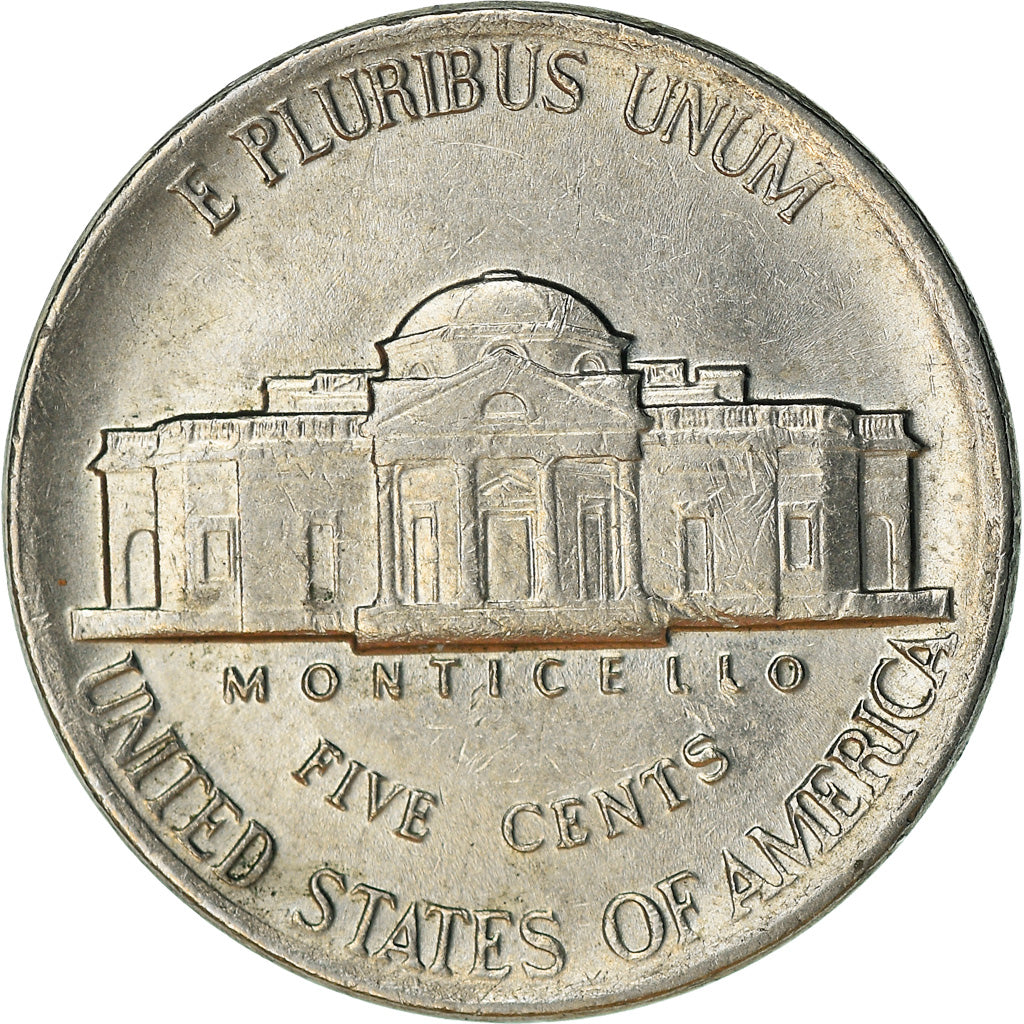 Coin, United States, 5 Cents, 1986, Denver, EF(40-45), Copper-nickel, KM:A192
