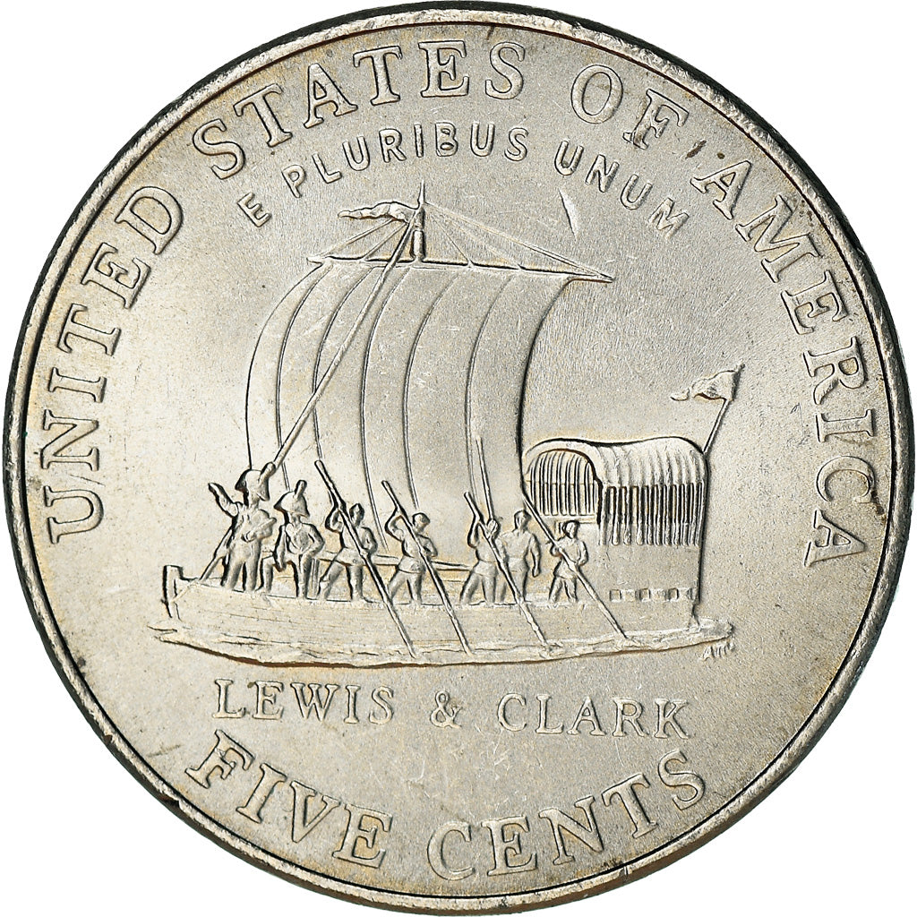 Monnaie, États-Unis, 5 Cents, 2004, Philadelphie, SUP, Nickel, KM:361