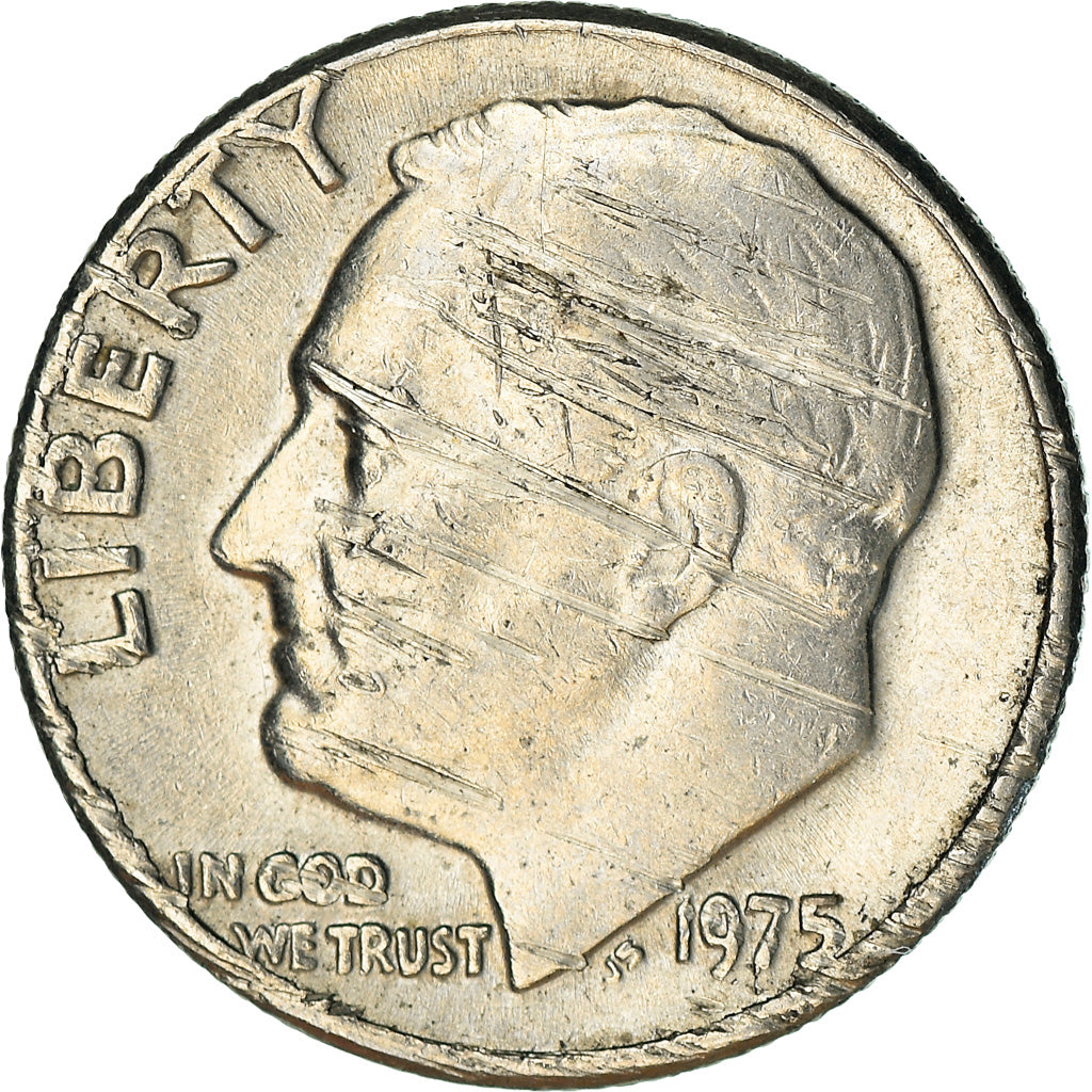 Moneda, Estados Unidos, Roosevelt Dime, Dime, 1975, U.S. Mint, Philadelphia