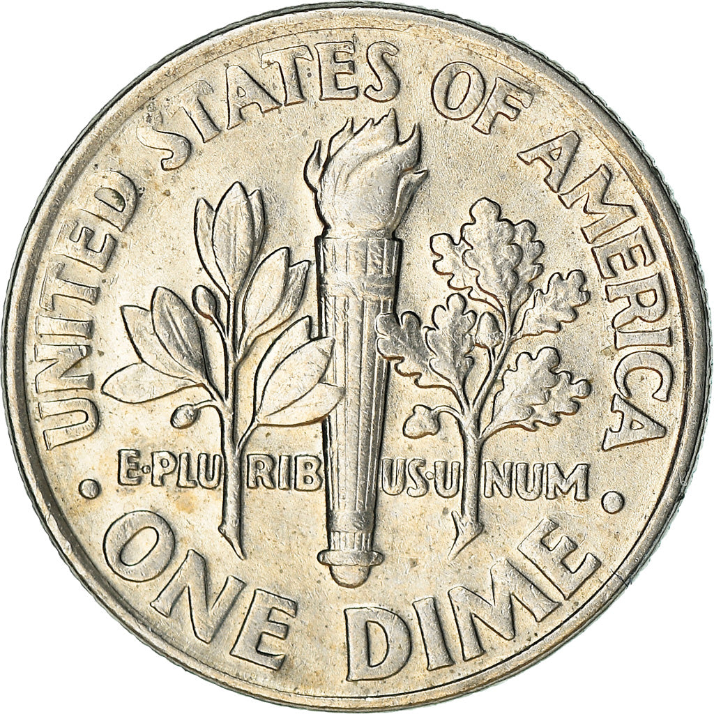 Moneda, Estados Unidos, Roosevelt Dime, Dime, 1995, U.S. Mint, Denver, MBC+