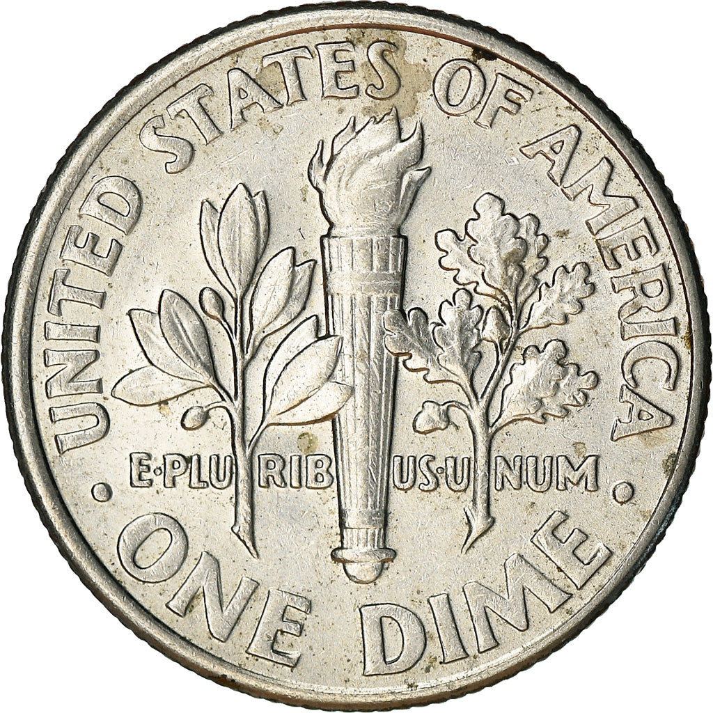 Coin, United States, Roosevelt Dime, Dime, 2002, U.S. Mint, Philadelphia