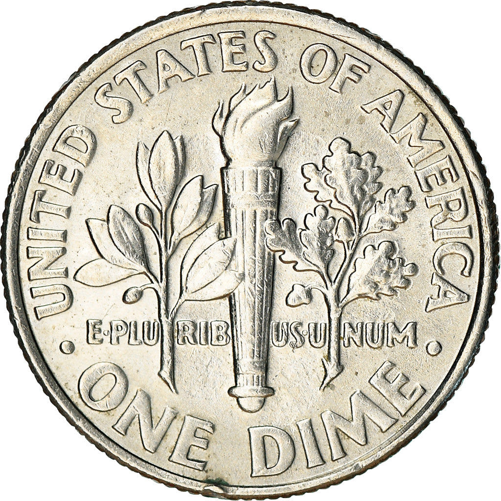 Coin, United States, Roosevelt Dime, Dime, 2007, U.S. Mint, Philadelphia