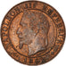 Moneta, Francia, Napoleon III, Napoléon III, Centime, 1862, Strasbourg, SPL-