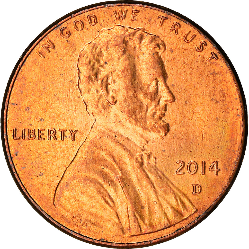 Münze, Vereinigte Staaten, Lincoln - Shield Reverse, Cent, 2014, U.S. Mint