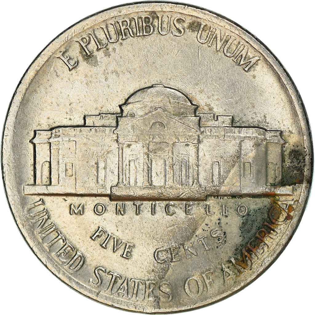 Moneda, Estados Unidos, Jefferson Nickel, 5 Cents, 1984, U.S. Mint