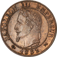 Moneta, Francia, Napoleon III, Napoléon III, Centime, 1862, Bordeaux, SPL-