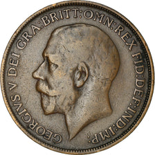 Coin, Great Britain, George V, Penny, 1912, VF(20-25), Bronze, KM:810