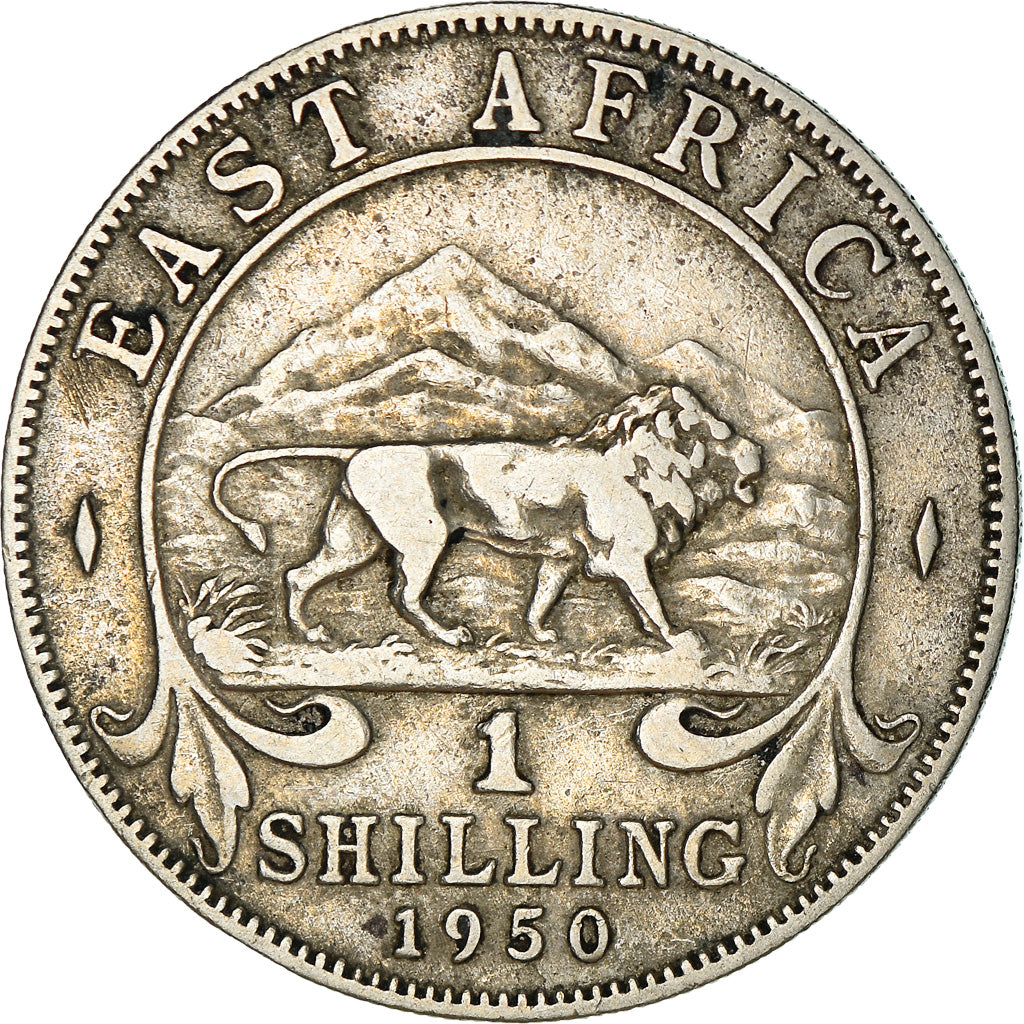 Munten, OOST AFRIKA, George VI, Shilling, 1950, FR+, Copper-nickel, KM:31