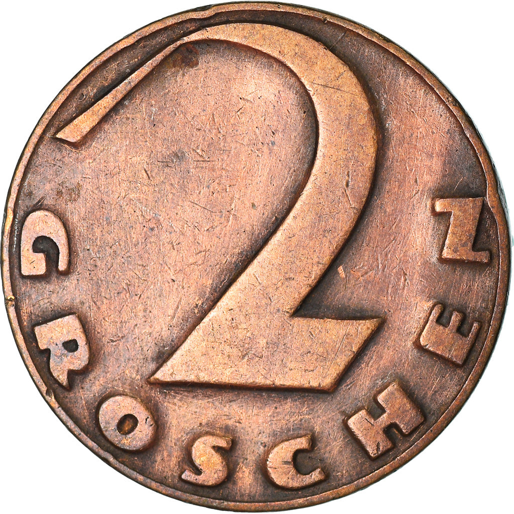 Coin, Austria, 2 Groschen, 1925, VF(30-35), Bronze, KM:2837