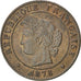 Monnaie, France, Cérès, Centime, 1878, Bordeaux, TTB+, Bronze, KM:826.2