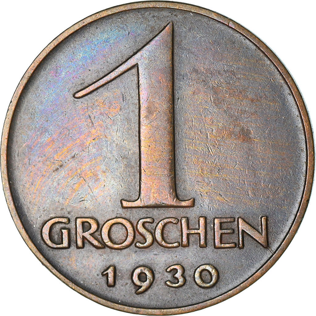 Moneta, Austria, Groschen, 1930, BB+, Bronzo, KM:2836