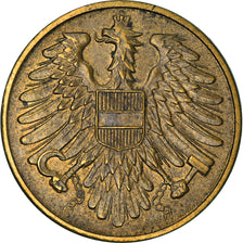 Moneda, Austria, 20 Groschen, 1954, MBC, Aluminio - bronce, KM:2877