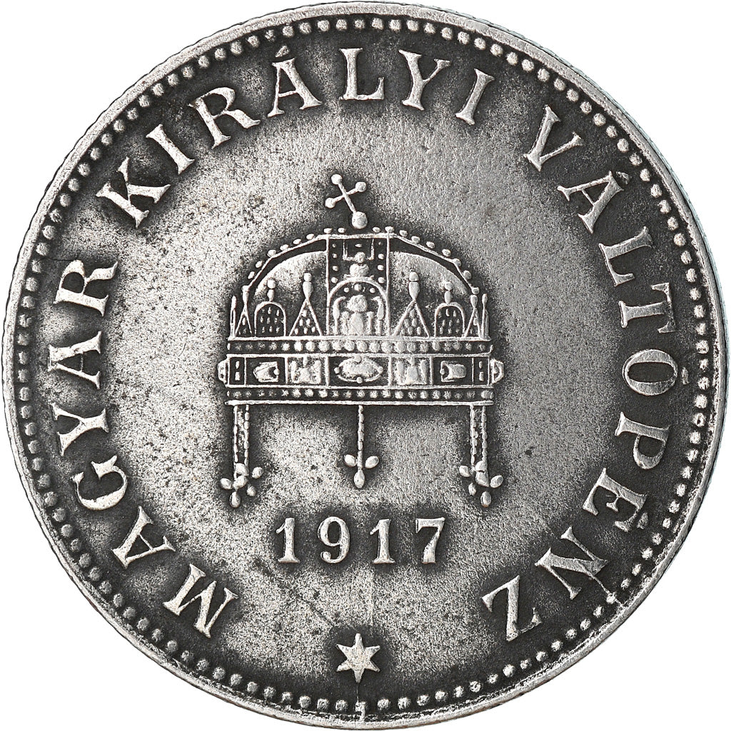 Coin, Hungary, 20 Fillér, 1917, Budapest, EF(40-45), Iron, KM:498