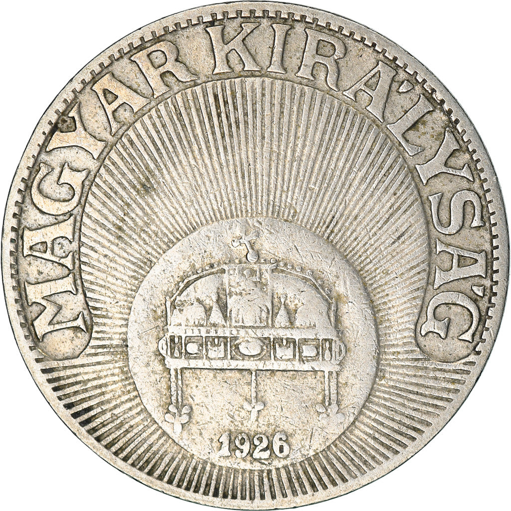 Coin, Hungary, 20 Fillér, 1926, Budapest, VF(30-35), Copper-nickel, KM:508