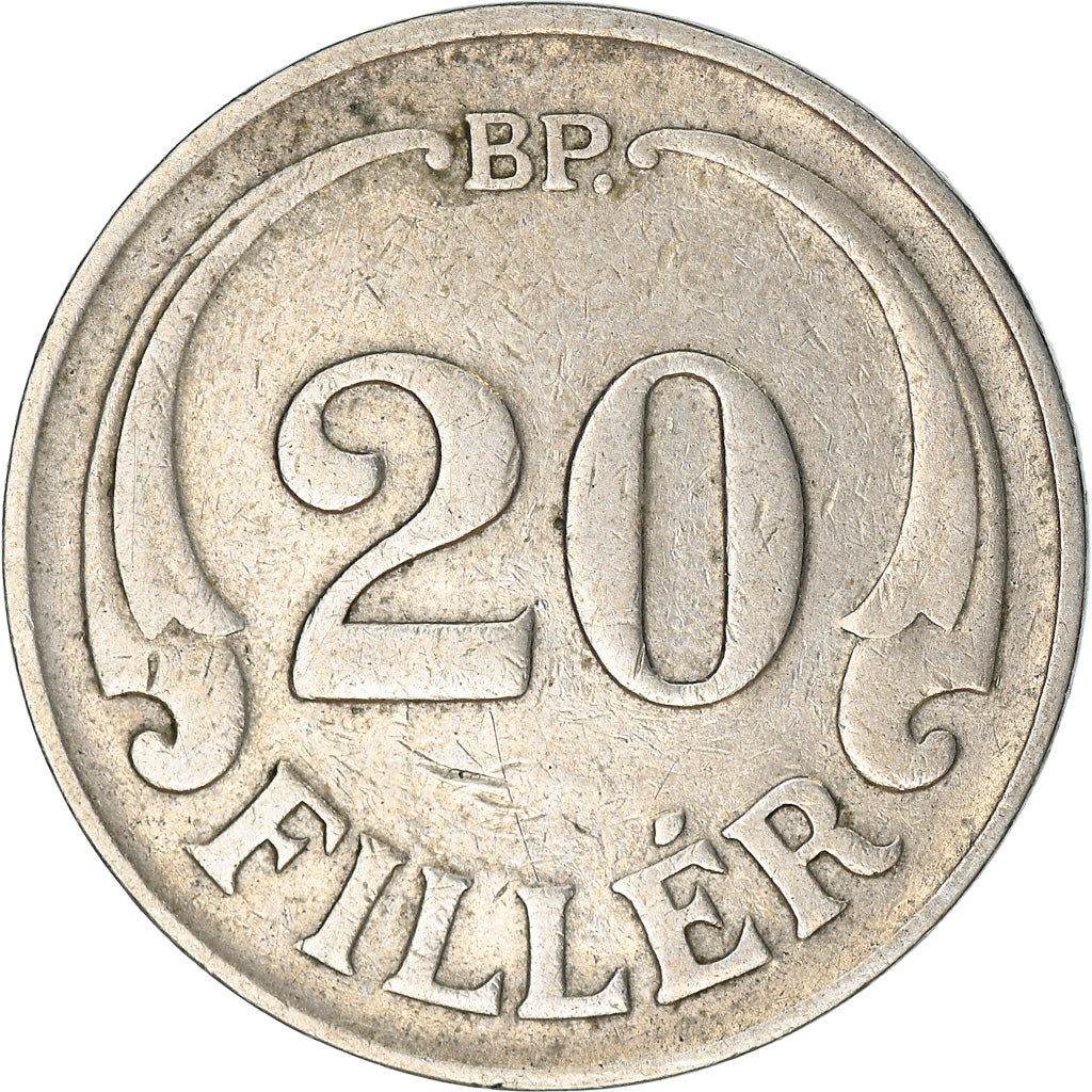Coin, Hungary, 20 Fillér, 1926, Budapest, VF(30-35), Copper-nickel, KM:508
