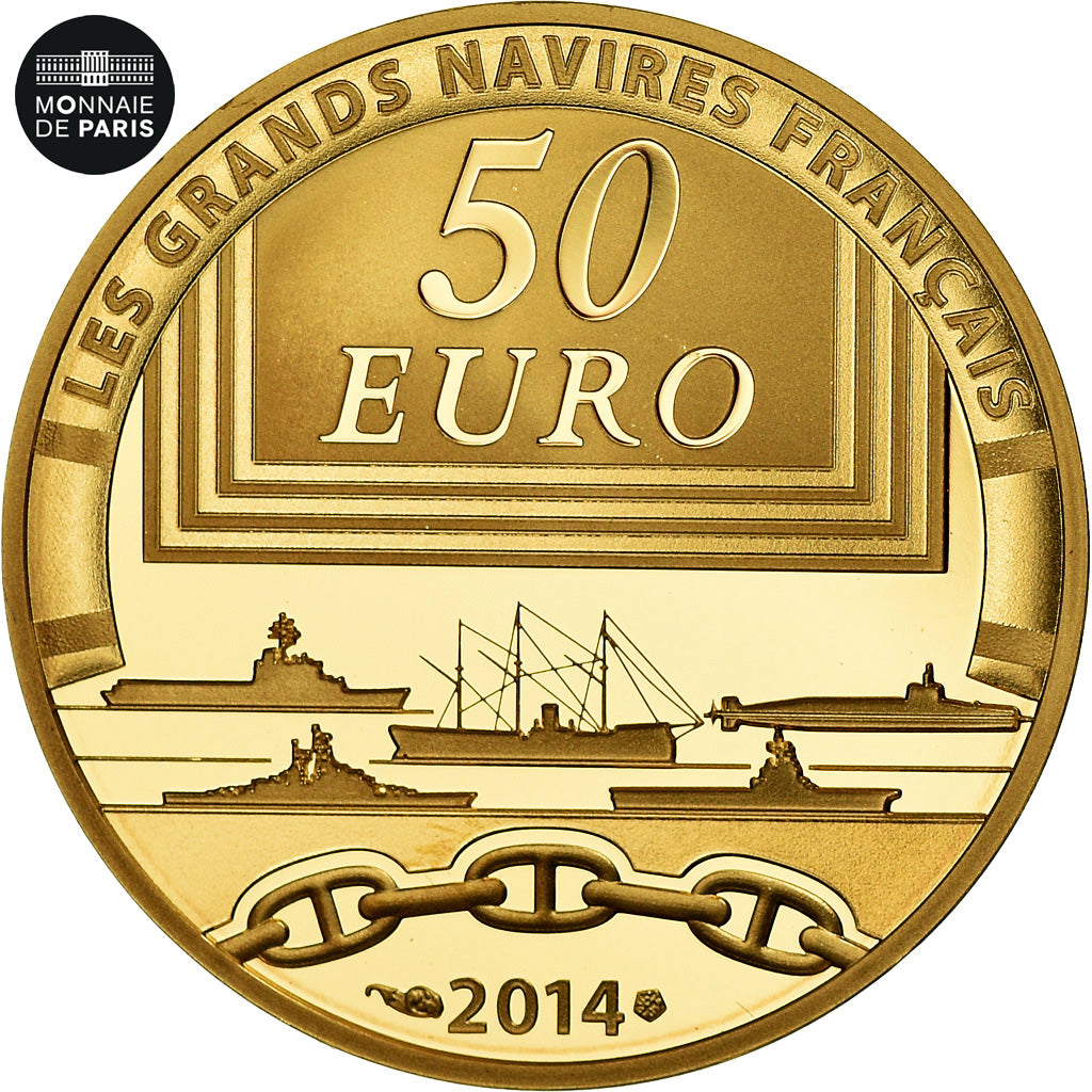 Coin, France, 50 Euro, 2014, MS(65-70), Gold