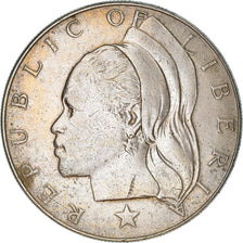 Coin, Liberia, Dollar, 1968, EF(40-45), Copper-nickel, KM:18a.2